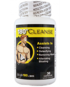 Lean 180 Cleanse - All Natural Weight Loss and Cleanse Supplement, Detox Your Body, Reduce Belly Bloating, Feel Better, Slim Down, Strong, Effective 15 Day Formula (30 capsules) 