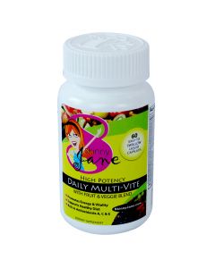 Best Weight Loss Daily Multi Vitamin for Diet & Nutrition - Skinny Jane Vite - Healthy Extra Energy Formula, Unique Fruit & Veggie Blend (60 Liquid Caps)